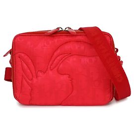 Christian Dior x ERL Mirage gesteppte Schultertasche Rot