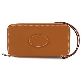 Hermès Hermes Macaron To Go Schulterbörse Braun