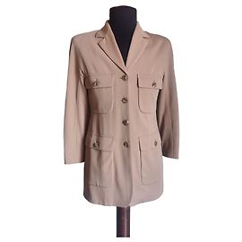 Max Mara beige Wolljacke Beige