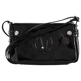 Mini bolso Armani Jeans negro de charol Negro