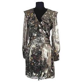 Robe en soie dorée Altuzarra Doré