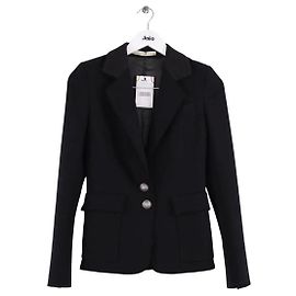 Blazer Balenciaga in lana nero Nero