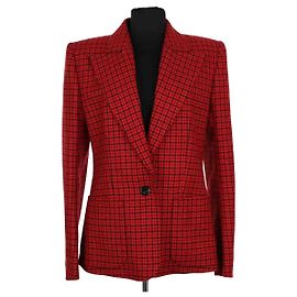 Blazer rouge en laine Alexandre Vauthier Rouge