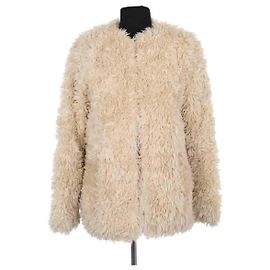 Zadig & Voltaire Beige Cotton Coat S Beige