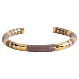 Aurelie Bidermann Bracelet Jonc Positano doré Doré