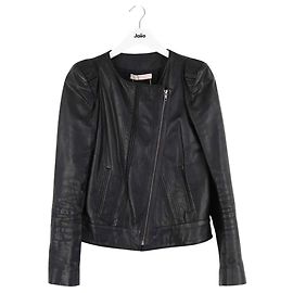 Giacca in pelle nera Vanessa Bruno Nero