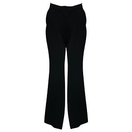 Pantalon évasé en crêpe noir Altuzarra Noir