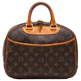Sac à main Louis Vuitton Monogram Trouville Marron Marron