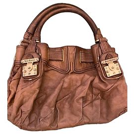 Juicy Couture brown leather handbag Brown