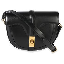 Céline Celine Small Besace 16 en cuir de veau lisse noir Noir