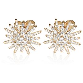 Pendientes David Yurman Yellow Gold Diamond Starburst Otro