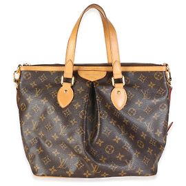 Louis Vuitton Monogram Canvas Palermo PM Marron Beige