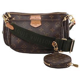 Sac bandoulière Louis Vuitton Multi Pochette Accessoires Monogram en marron M44813 Marron