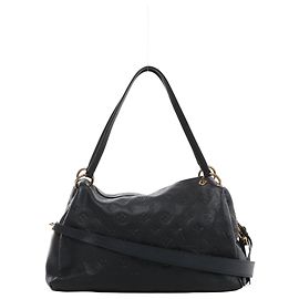 Sac à épaule Louis Vuitton Pontheiu Monogram Empreinte en Black M43719 Noir