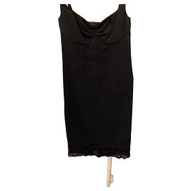 Dolce & Gabbana Vestido de encaje negro D&G Negro