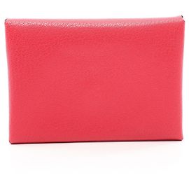Hermès Monedero Hermes Calvi Duo Rose Extreme Rosa