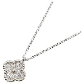 Collar Sweet Alhambra Diamantes Van Cleef & Arpels Plata Otro