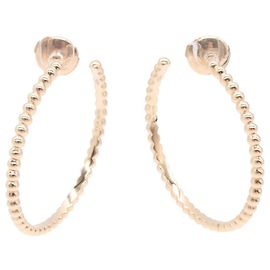 Brincos de Argola Van Cleef & Arpels Perlee Gold Pearl Dourado