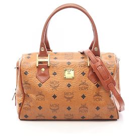 Sac à main 2-Way MCM Visetos Marron
