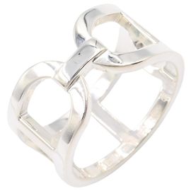 Anillo Hermès Ever MM Plata Plata