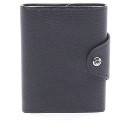 Hermès Hermes Iliade Compact Tri-fold Geldbörse Schwarz