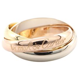 Anello Cartier Trinity in oro giallo bianco e rosa 18K Altro