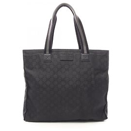 Gucci GG Nylon Tote Bag Black