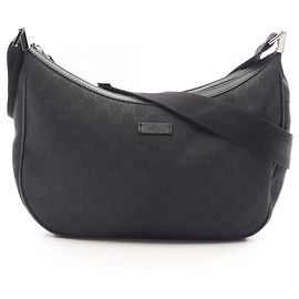 Borsa a tracolla Gucci GG Canvas Nero