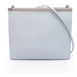 Céline Celine Clasp Mini Shoulder Bag Blue