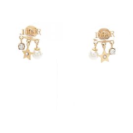 Orecchini a bottone Christian Dior Dio(r)evolution Bianco D'oro Altro