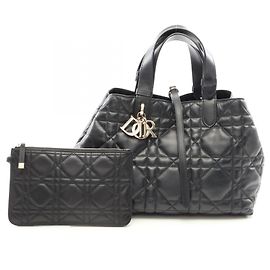Christian Dior Dior Toujours Medium Macro Cannage Handbag Black