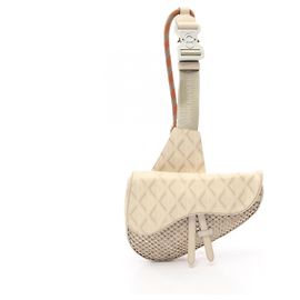 Christian Dior Dior Nautic CD Diamond Saddle Bag Multiple colors Cream
