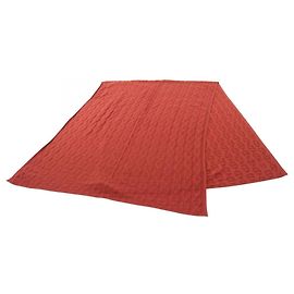 Hermès Cachecol de malha Hermes Chaine d'Ancre Vermelho