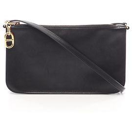 Hermès Borsa a tracolla Hermes Zip Ango To Go Chaine d'Ancre Nero