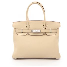 Hermès Hermes Birkin 30 Parchment Handtasche Roh