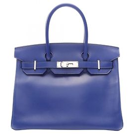 Hermès Sac à main Hermes Birkin 30 Bleu