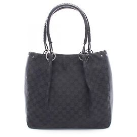 Gucci GG Canvas Tote Bag Schwarz