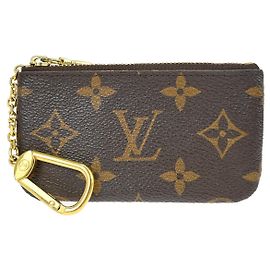 Louis Vuitton Pochette clés NM Canvas Braun