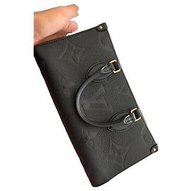 Louis Vuitton Monogram Empreinte Geldbörse Schwarz