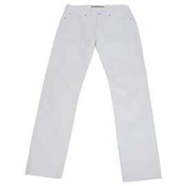 Burberry Brit White Denim Slim Pants White