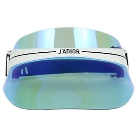 Christian Dior White,Blue DiorClub1 Sun Visor White Blue