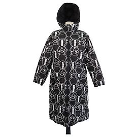 Hermès Hermes Black Polyester La Promenade du Matin Remix Reversible Puffer Down Coat Black