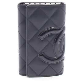 Portachaves Chanel Cambon Line Negro Negro