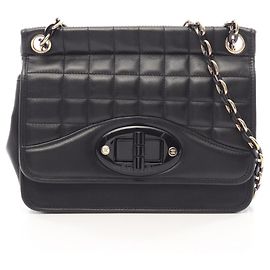 Borsa a tracolla Chanel Chocolate Bar 2.55 Nero