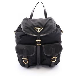 Mochila Prada TESSUTO + SOFT CALF Negro