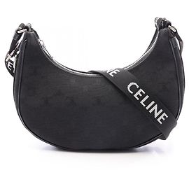 Céline Celine Bolso de hombro Ava Medium Negro