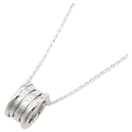 Bulgari Collar Bvlgari B.zero1 en oro blanco de 18K Plata