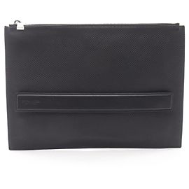 Bottega Veneta Clutch Handtasche aus schwarzem Leder Schwarz