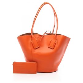 Bottega Veneta Large Orange Tote Bag Orange