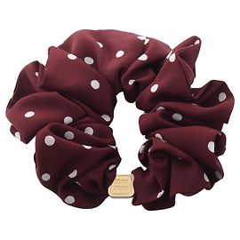 Scrunchie de seda Miu Miu em Bordeaux Bordeaux